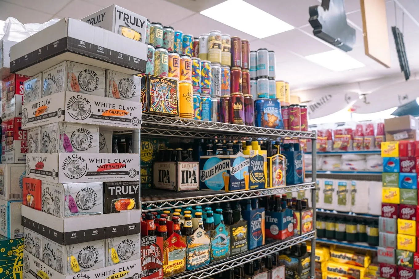 White Claw, Truly, IPAs, and craft variety packs
